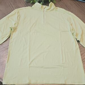 Lime Green Half-Zip Pullover Quick Dry Size XL Boys NWOT 01. Algo